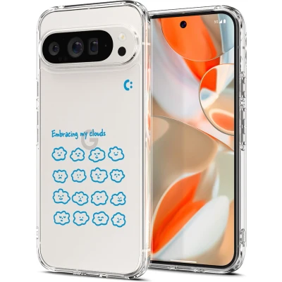 Afbeelding van Spigen Ultra Hybrid Hoesje Geschikt voor Google Pixel 9 / Pro Back Cover met Air Cushion Cloudy
