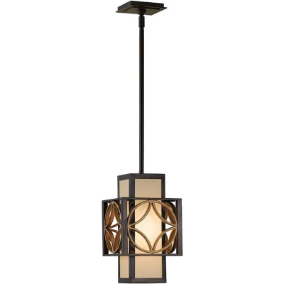 Afbeelding van Feiss LED Pendelarmatuur Remy 1X E27 Max 60W Dimbaar Heritage Bronze/Parissiene Gold