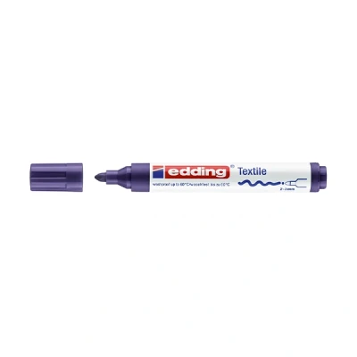 Image de edding 4500 textile marker, pointe ogive, violet