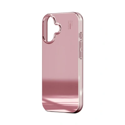 Afbeelding van iDeal Of Sweden Mirror Case geschikt voor iPhone 16 Plus Rose Pink