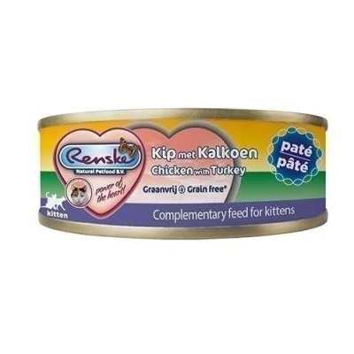 Afbeelding van 24x Renske Vers Kitten Paté Kip Met Kalkoen 70 gr