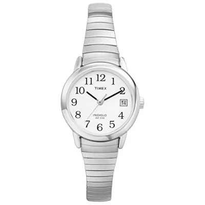 Afbeelding van Timex Dameshorloge kwarts T2H351, Silvertone, armband, armband