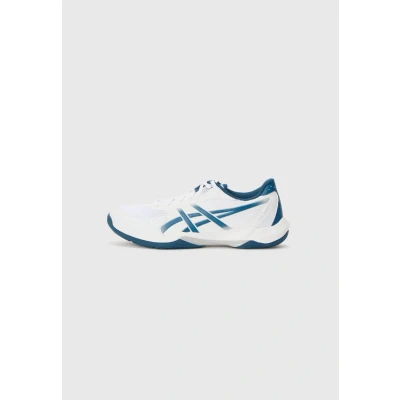 Afbeelding van Asics Rocket 12 Volleybalschoenen, Heren, Maat: 40, White/mako blue Hoogwaardig imitatieleer