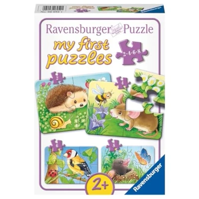 Image de Mon premier puzzle Ravensburger Animaux de la forêt, 2/4/6/8 pièces