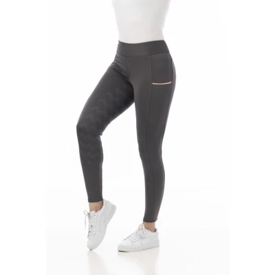 Image de Riding World Pantalon d&#039;Équitation Agadir Femme Gris EU 38