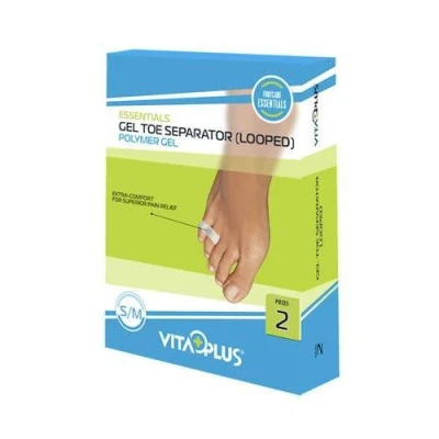 Afbeelding van Vitaplus Essentials Gel Toe Separator (Looped) maat M/L 2ST