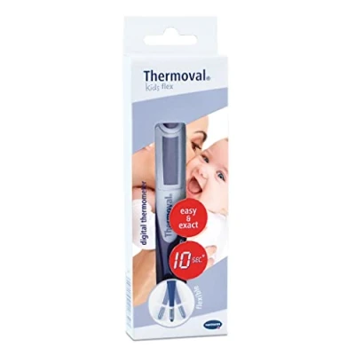 Afbeelding van THERMOVAL Kids Flex digitale klinische thermometer voor baby&#039;s, snel en nauwkeurig, koortsmeting, oksel , mond rectale thermometer, flexibele punt