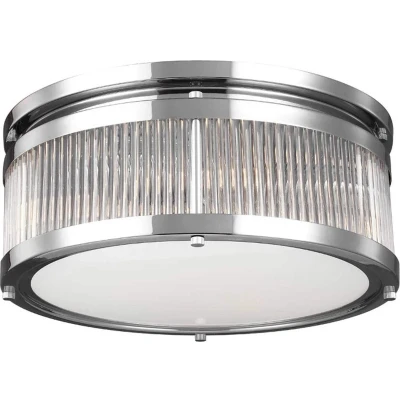 Afbeelding van Landelijke Plafondlamp Steady Lighting Metaal Landelijk G9 L: Cm Voor Binnen / Woonkamer Eetkamer Zilver