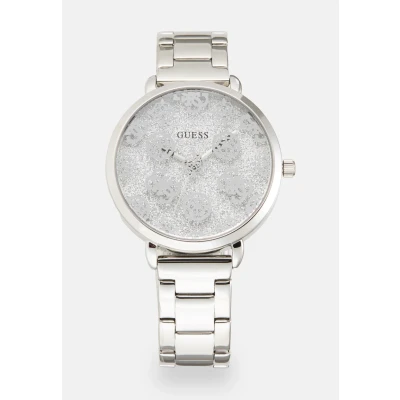 Afbeelding van Guess Sugarplum Horloge silvercoloured, Dames, Maat: One Size, Silver coloured