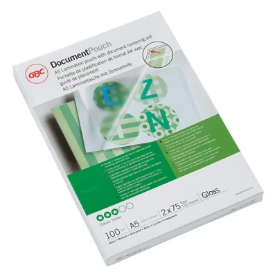 Image de Rexel 154 x 216 mm pochettes plastifiées (pack de 100)