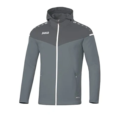 Afbeelding van Jas met kap Champ 2.0 Steengrijs/antra light / S