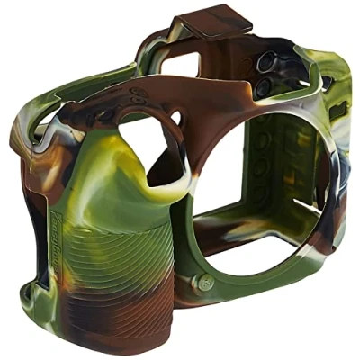 Afbeelding van easyCover Siliconen hoes voor Nikon D7100 / D7200 camouflage