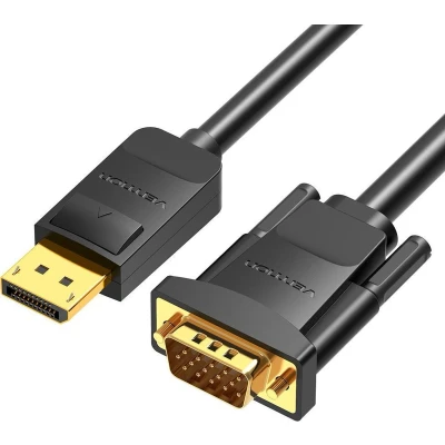 Afbeelding van Adapter DisplayPort naar VGA Vention HBLBG Zwart 1,5 m