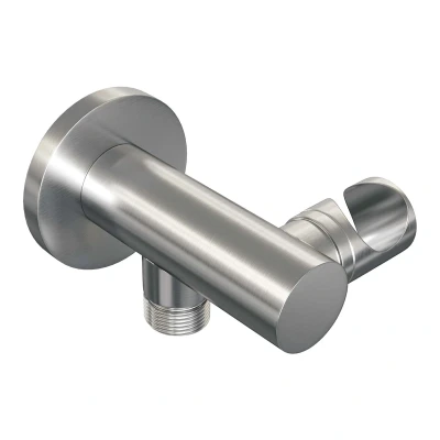 Afbeelding van Brauer Brushed Edition Wandhouder handdouchehouder geïntegreerde wateruitlaat PVD geborsteld RVS
