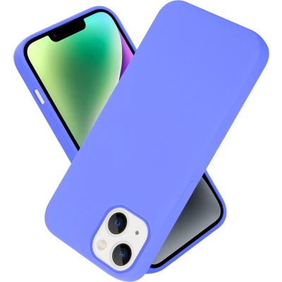 Afbeelding van Cadorabo Hoesje geschikt voor Apple iPhone 14 in LIQUID LICHT PAARS Beschermhoes gemaakt van flexibel TPU silicone Case Cover