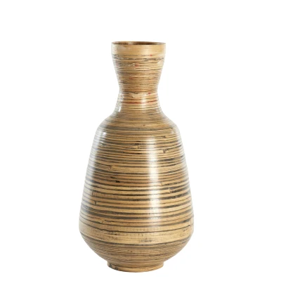 Afbeelding van Light &amp; Living Vaas TULUA Ø26x58cm Grijs