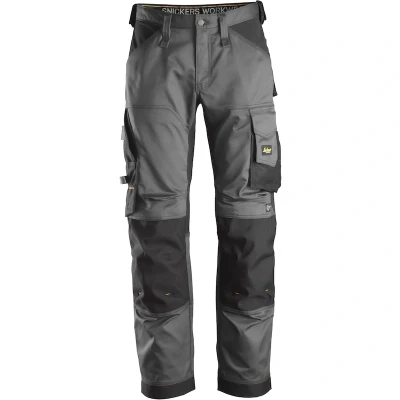 Afbeelding van SNICKERS 6351 AllroundWork stretch loose fit werkbroek (staalgrijs/zwart) 63515804204
