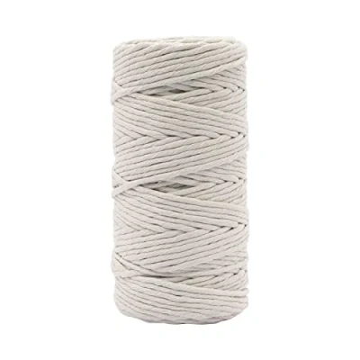 Afbeelding van Vaessen Creative Macrame Touw Lichtgrijs 3mmx100m