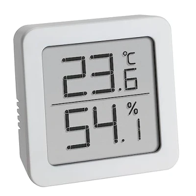 Afbeelding van TFA Dostmann Thermo en hygrometer Wit