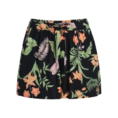 Afbeelding van Roxy Lekeitio Break HIGH Printed Shorts, Dames, Maat: Large, Black