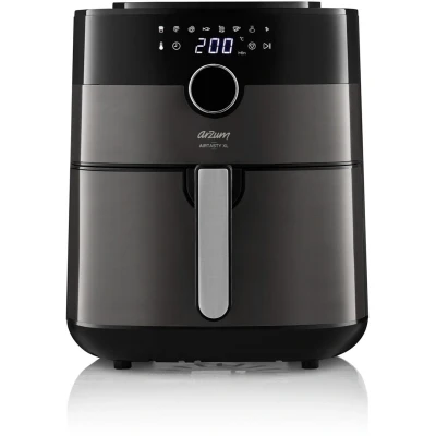 Afbeelding van Arzum Airtasty XL Air Fryer Chroom Heteluchtfriteuse 6 Liter 1750W