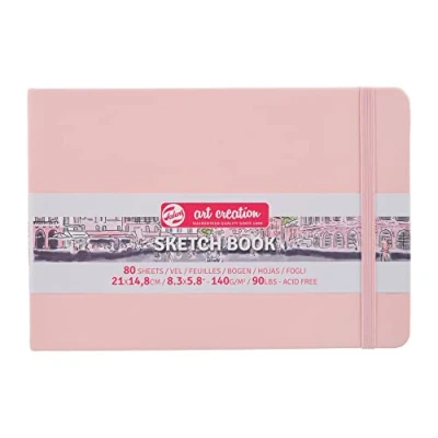 Afbeelding van Schetsboek Talens Art Creation roze 21x15cm 140gr 80vel