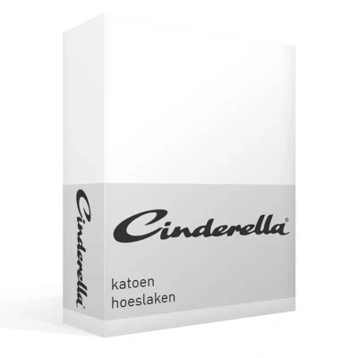 Afbeelding van Cinderella Weekend Hoeslaken 1 Persoons Katoen 80x200 cm Tot 25 matrashoogte Wit