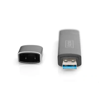 Afbeelding van Digitus DA 70886 Externe geheugenkaartlezer / hub Grijs
