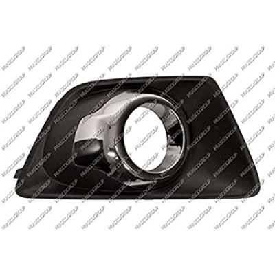 Afbeelding van PRASCO FD7502133 Bumper Grill met gat(en) voor mistlampen Verchroomde rand rechts FORD: Ecosport Mk2