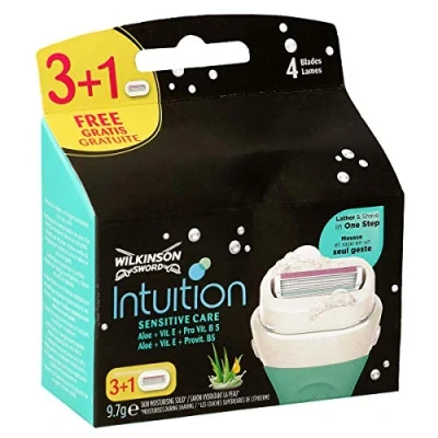 Afbeelding van Wilkinson Intuition Sensitive Care Scheermesjes 4.stuks