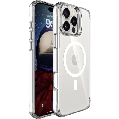 Afbeelding van imoshion Hoesje Geschikt voor iPhone 16 Pro Max Rugged Air MagSafe case Transparant