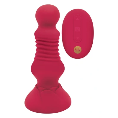 Afbeelding van Vibrerende Buttplug Remote Thrusting Rosebud