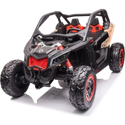 Afbeelding van CAN AM Maverick buggy 24V 2 Persoons Kinderauto Zwart