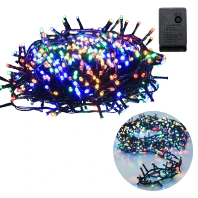 Afbeelding van Cheqo® Kerstboomverlichting Clusterverlichting Kerstlampjes LED Verlichting Kerstverlichting voor Binnen en Buiten 768 5.5 Meter Multicolor