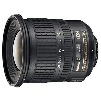 Image de Objectif reflex Nikon AF S DX IF ED 10 24 mm f/3.5 4.5 série G Nikkor