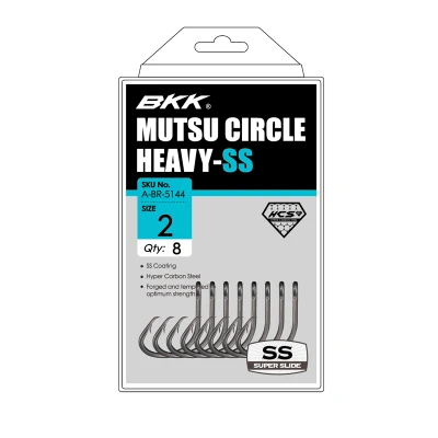 Afbeelding van BKK Mutsu Circle Heavy SS Zeevis haken 2# Meerval