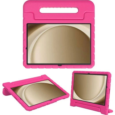 Afbeelding van iMoshion Tablet Hoes Kinderen Geschikt voor Samsung Galaxy Tab A9 Plus Kidsproof Backcover met handvat Roze