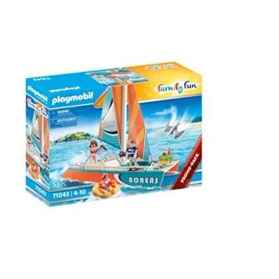 Afbeelding van Playmobil Family Funpromo Catamaran Waterspeelgoed voor kinderen, Maat: One Size, Multi coloured