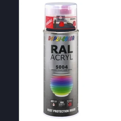 Afbeelding van Dupli Color Ral Acryl 5004 Blauwzwart Hoogglans 400 ml