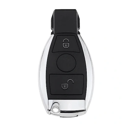 Afbeelding van VGOL 2 knops vervangende sleutelhoes compatibel met Mercedes Benz A klasse (W169) B (W245) C/CL/CLK kunststof hoes