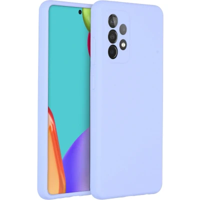 Afbeelding van Accezz Hoesje Geschikt voor Samsung Galaxy A52 (4G) / A52s (5G) Siliconen Liquid Silicone Backcover Paars