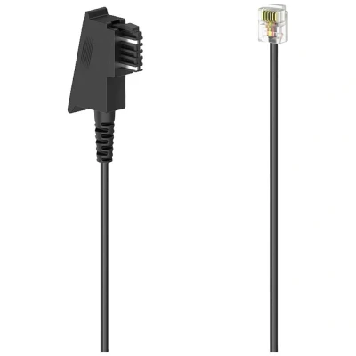 Afbeelding van Hama Telefoon (analoog) Aansluitkabel [1x TST stekker 1x RJ12 6p6c] Zwart
