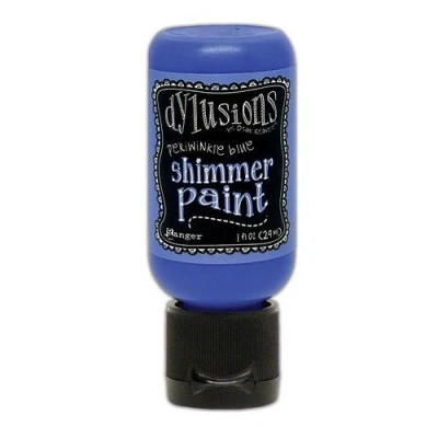 Afbeelding van Ranger Dylusions Shimmer Paint Flip Cap Bottle Periwinkle Blue DYU81432 Dyan Reaveley (02 23)