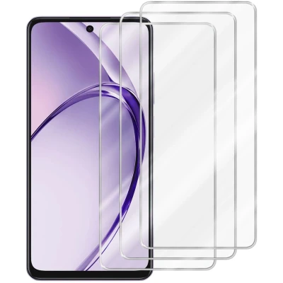Afbeelding van Cadorabo 3x Screenprotector geschikt voor Oppo A40 Beschermende Pantser Film in KRISTALHELDER Getemperd (Tempered) Display beschermend glas 9H hardheid met 3D Touch