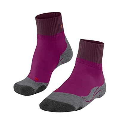 Afbeelding van Falke TK2 Explore Short Trekking Mediumstrong Cushioned Sportsokken, Dames, Maat: 35/36, Radiant orchid