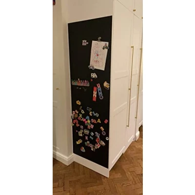 Afbeelding van Magneetbordfolie, kleur: zwart, 40 maten, hoogwaardig schrijven, afwasbaar, magnetisch, 80 x cm