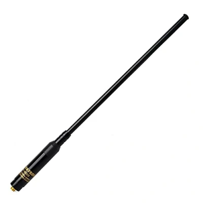 Afbeelding van TWAYRADIO Draagbare dual band VHF UHF telescopische antenne SMA bus compatibel met Baofeng UV 5R 82 888S BF F8HP GT 3 Kenwood Retevis TYT Ham Amateur