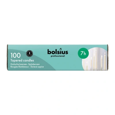 Afbeelding van Bolsius Gotisch Wit 200stuks