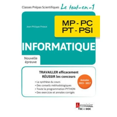 Image de Informatique MP PC PT PSI