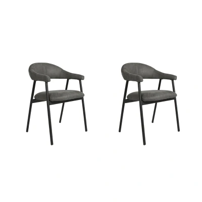 Afbeelding van LABEL51 Amaze eetkamerstoel Groen Micro Suede Stoel Normale
